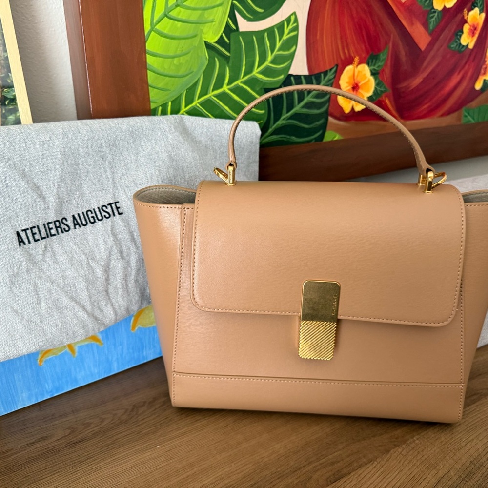 Ateliers Auguste MARLY GOLD EDITION TAUPE BOX LEATHER